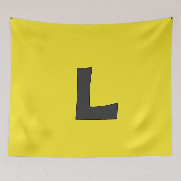 Item preview, letter l black designed and sold by ZiphGames.