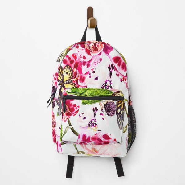 Item preview, hight quality pink roses pattern with butterfly designed and sold by ibtiy123.