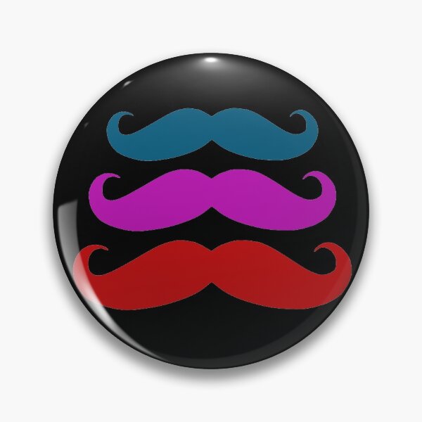 Item preview, 3 Colorful Mustaches Birthday Gift designed and sold by GBDesigner.