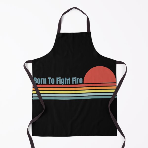 Item preview, Born to fight fire- retro sunset designed and sold by Firefamily.