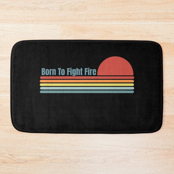 Item preview, Born to fight fire- retro sunset designed and sold by Firefamily.