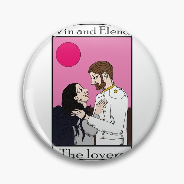 Item preview, Vin and Elend - The lovers - Tarot card designed and sold by EMEA.