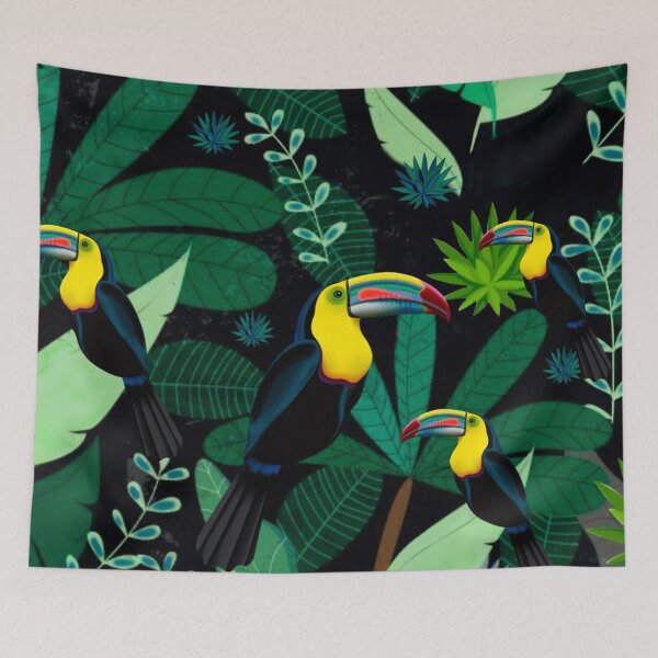 Item preview, Toucans in Jungle designed and sold by MarcSabuncu.