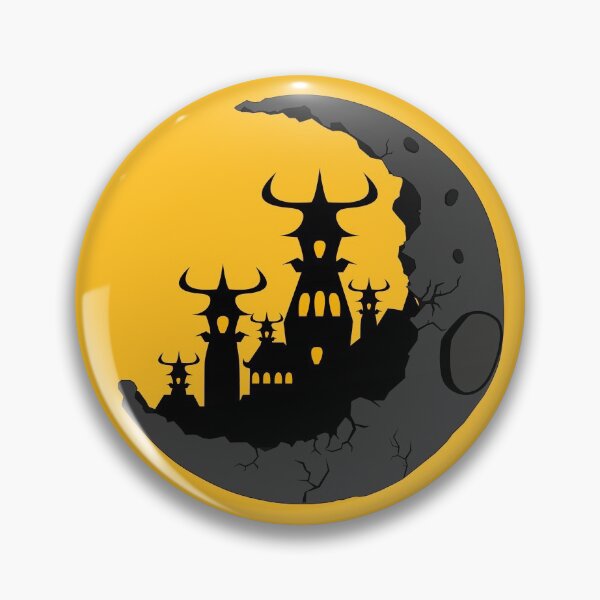 Item preview, nightmare halloween flying dark moon city vampire castle gifts designed and sold by zerobatt.