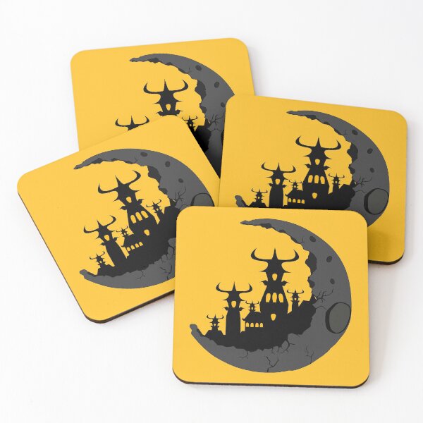 Item preview, nightmare halloween flying dark moon city vampire castle gifts designed and sold by zerobatt.