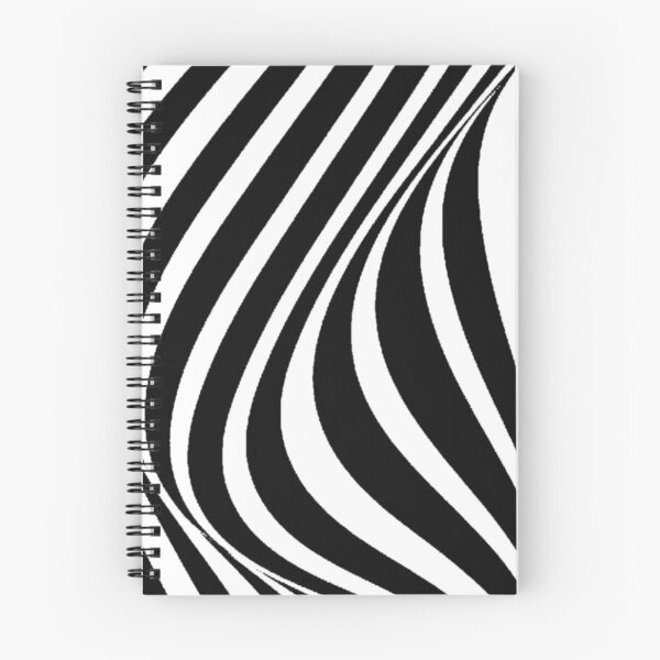 Item preview, Abstract black and white stripe pattern designed and sold by Lexiliz.