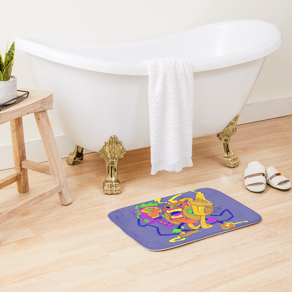 moutarderossa-drastarderozzo Bath Mat