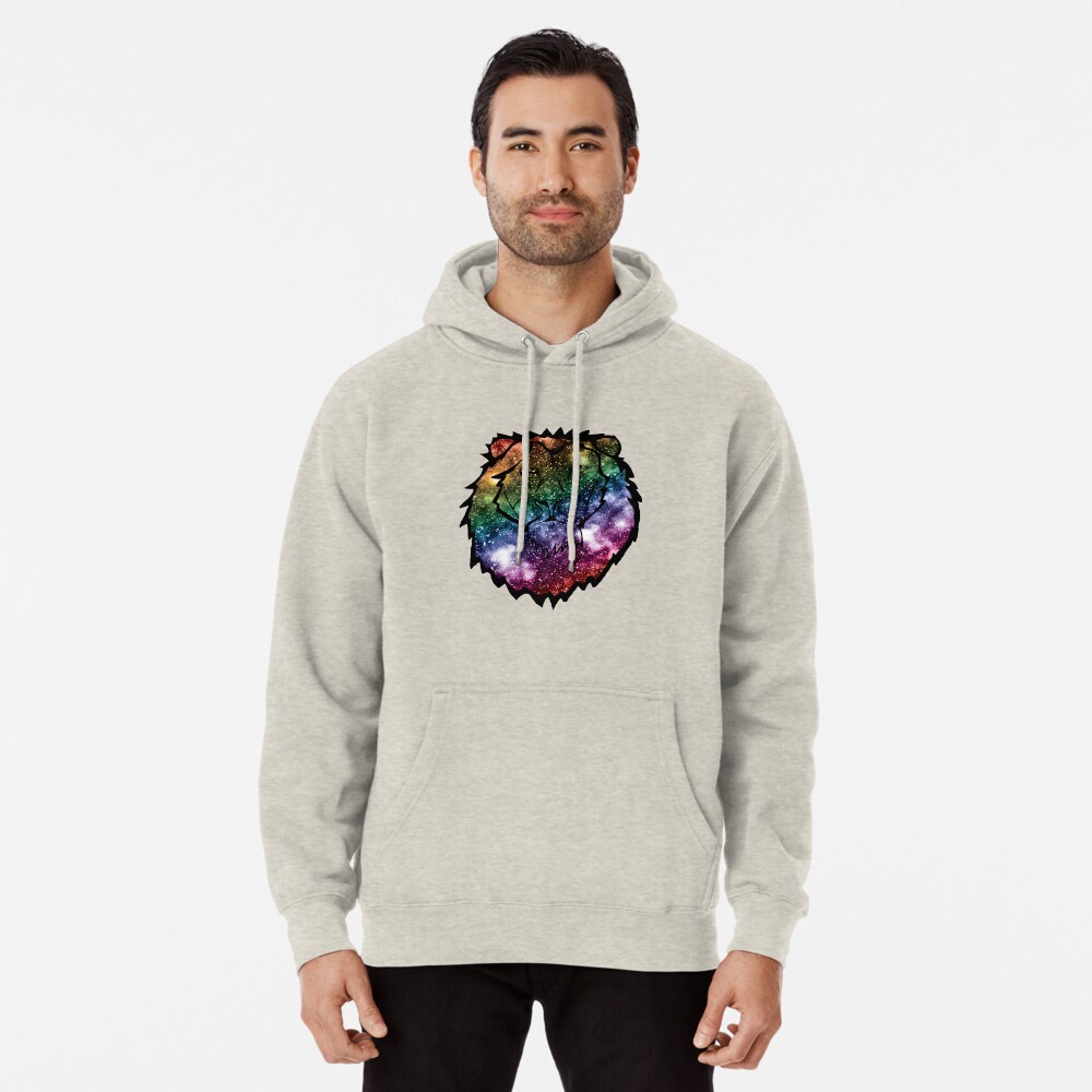 rainbow lion hoodie