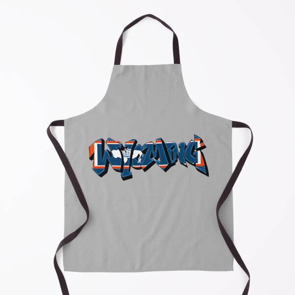 Item preview, Wyoming Flag Graffiti  designed and sold by Dude  Stuff.