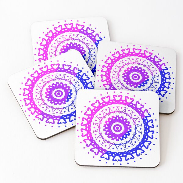 Item preview, Bisexual Pride Flag Mandala designed and sold by Laineylou394.