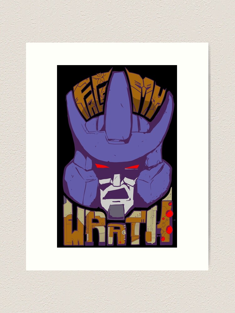 Alternate view of Face my Wrath Art Print