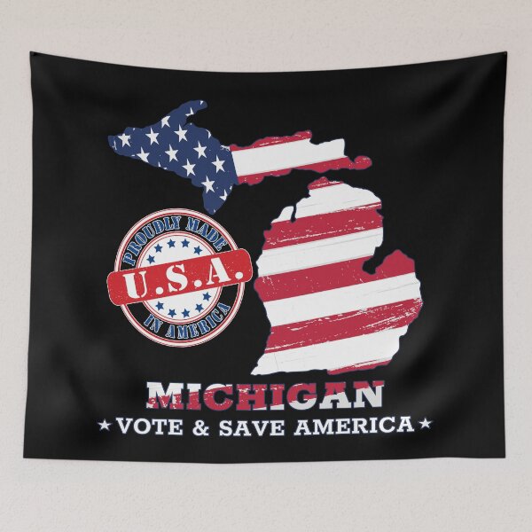 Item preview, Be A Voter Save America - Michigan designed and sold by Coder-T.