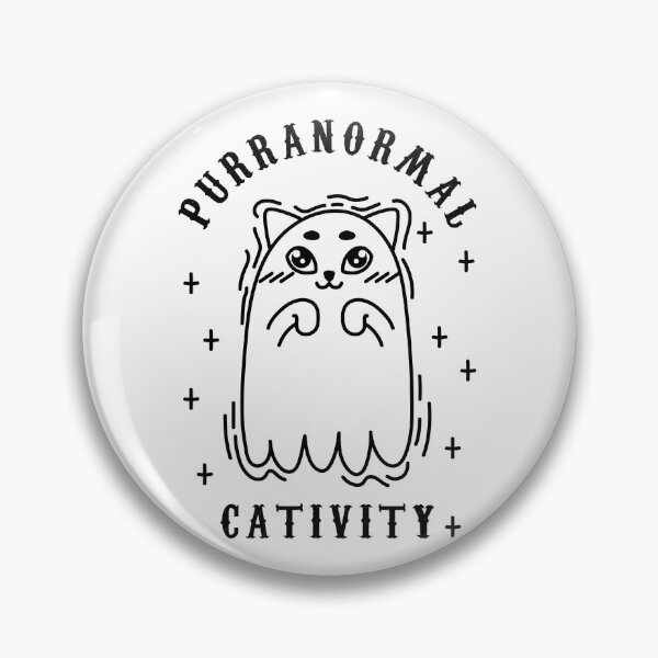 Item preview, Purranormal Cativity Halloween Cute Cat Ghost  designed and sold by kurokameart.