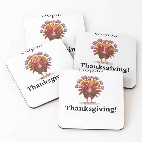 Item preview, OOPS!!THANKSGIVING,Scary Turkey,Funny Shirt, designed and sold by THESRICHA65.