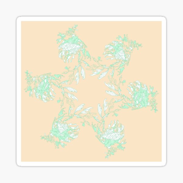 Item preview, Apricot Leafy Seadragon designed and sold by TripodDogShop.