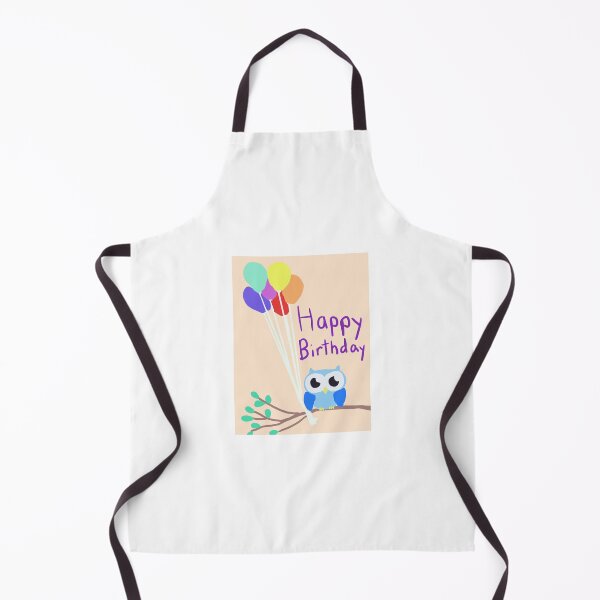 Item preview, Happy Birthday with an Owl and balloons! designed and sold by Kate15080.