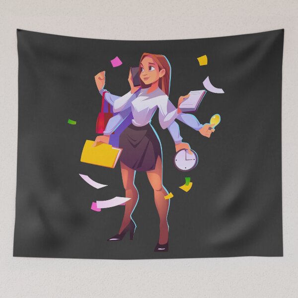 Item preview, Worker woman designed and sold by OnIlustraciones.