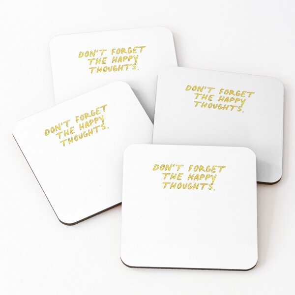 Item preview, Don't Forget The Happy Thoughts Mantra designed and sold by thefrshmachine.