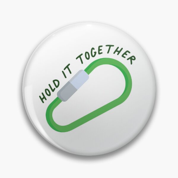 Item preview, Hold It Together Carabiner Climber Hiker designed and sold by thefrshmachine.