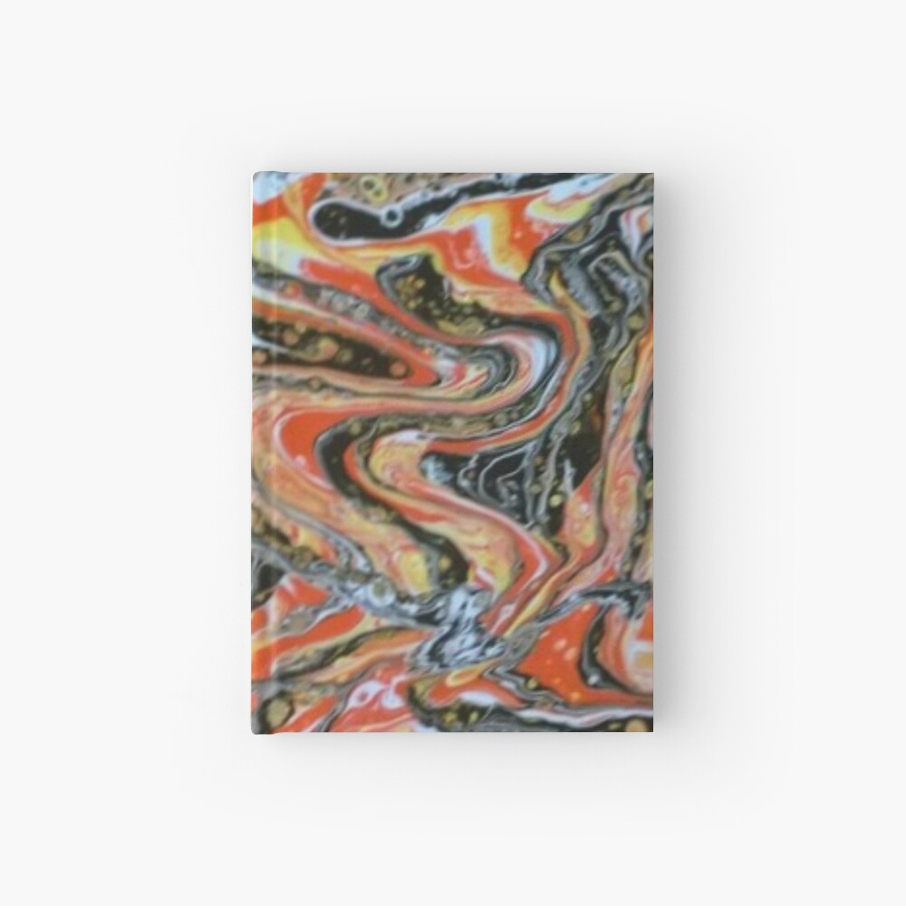 Abstract Painting-"Candy Corn"-Abstract Art-Abstracts Hardcover Journal
