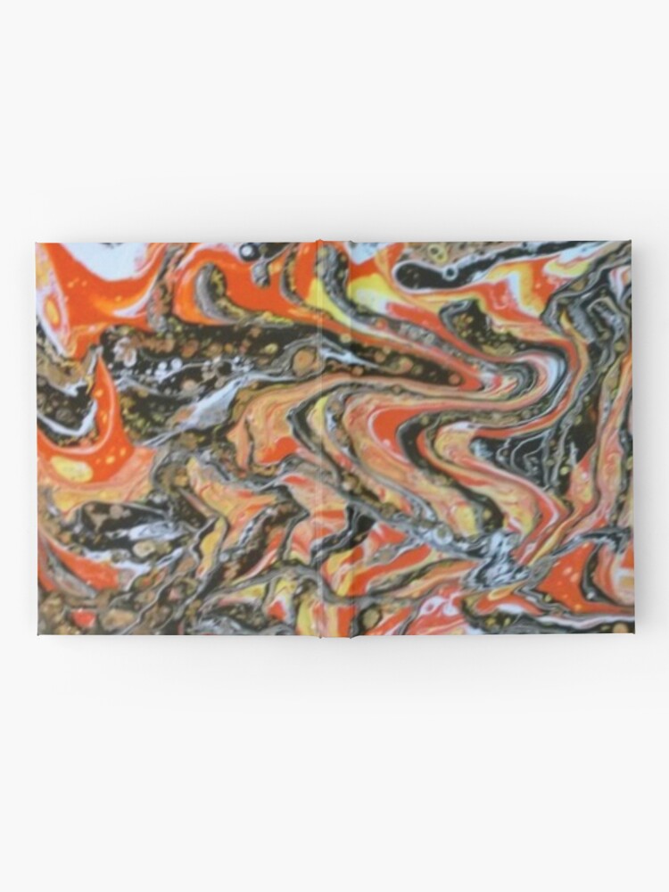 Alternate view of Abstract Painting-"Candy Corn"-Abstract Art-Abstracts Hardcover Journal