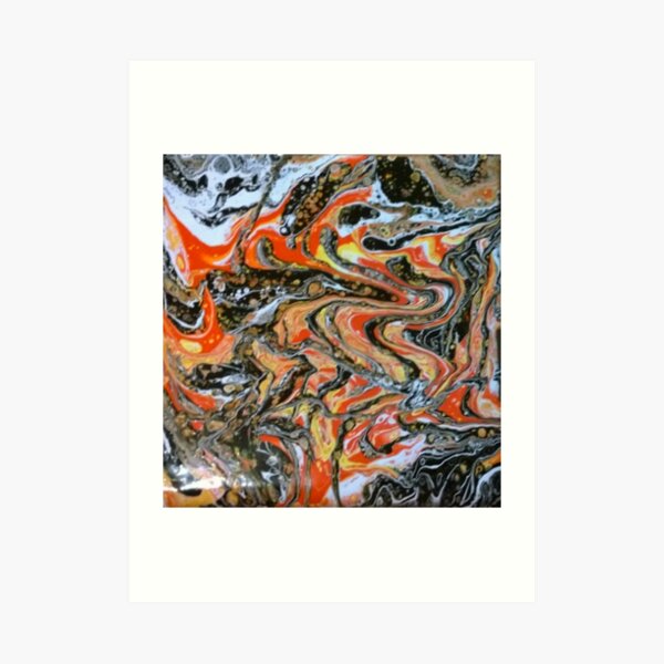 Abstract Painting-"Candy Corn"-Abstract Art-Abstracts Art Print
