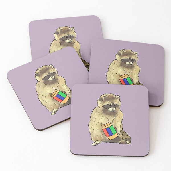 Item preview, raccoon stress eating designed and sold by Quinn47.