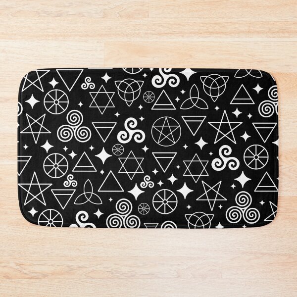 Item preview, Wicca Witch Pagan Symbols Pattern designed and sold by Gsallicat.