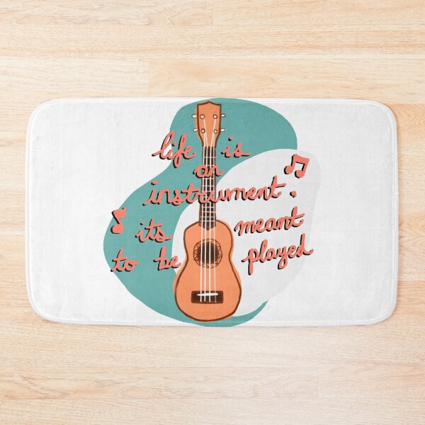 Item preview, ukulele(green / orange) - Life is an instrument, it's meant to be played! designed and sold by citrusapple.