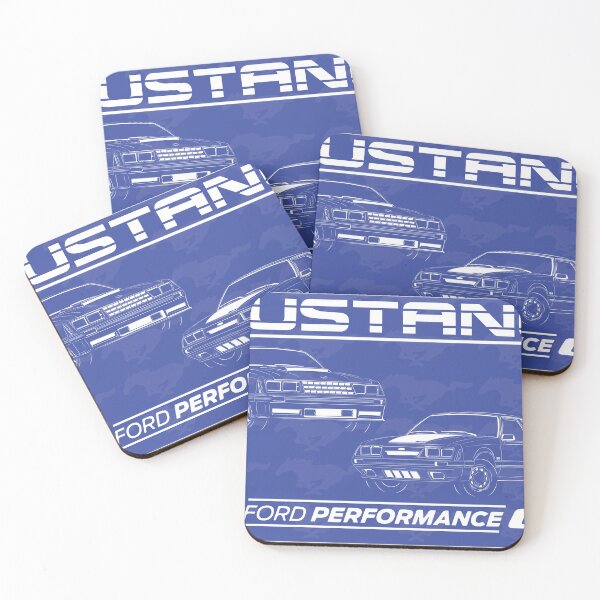 Item preview, Blueprint themed four eyed Mustang design designed and sold by ADezignz.