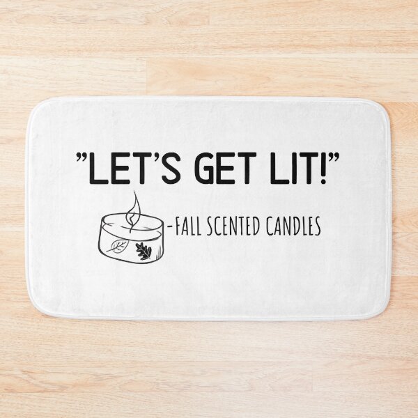 Item preview, Womens Funny Let's Get Lit fall scented candles designed and sold by Turnershophot.