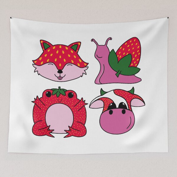 Item preview, Look at you strawberry cow~ pack 1 designed and sold by karlschmarl.