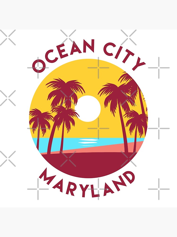 "Ocean City, Maryland" Art Print for Sale by InvestingRoad Redbubble