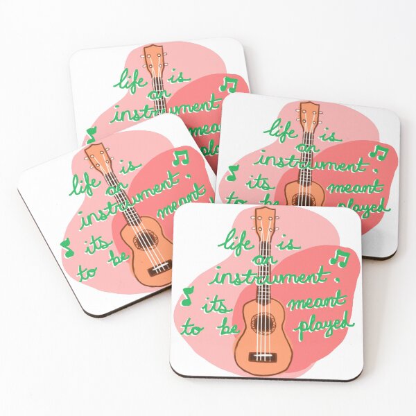 Item preview, Ukulele(magenta / pink / lime green) - Life is an instrument, it's meant to be played! designed and sold by citrusapple.