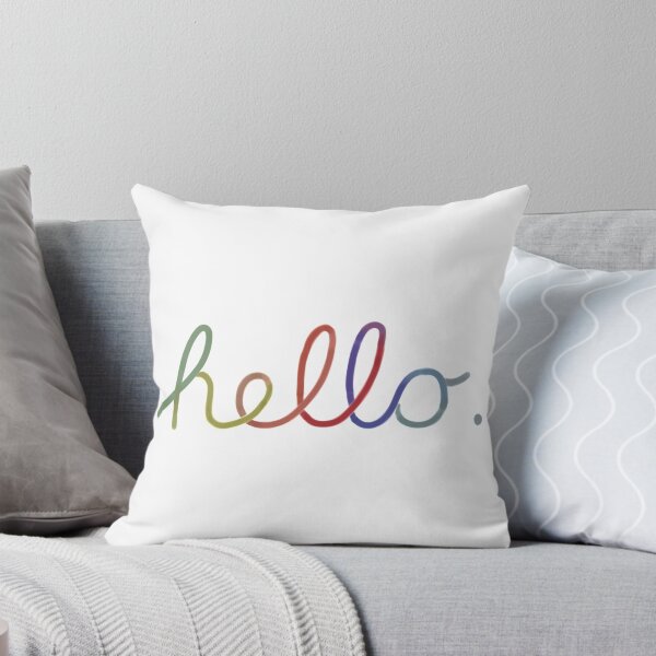 Item preview, Rainbow Hello Handwritten  designed and sold by Puffoo.