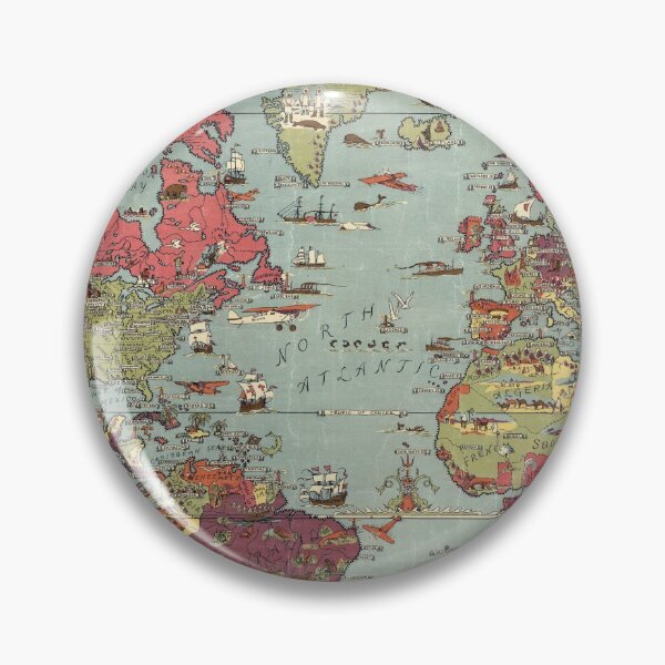 Item preview, 1931 Vintage Map of the World designed and sold by Gin  Neko.
