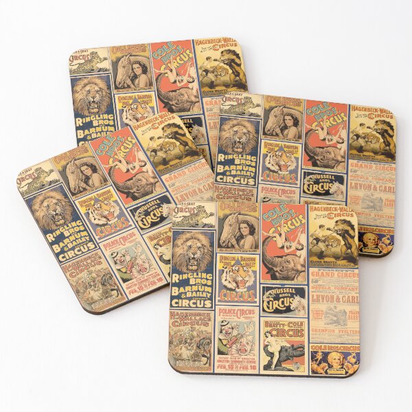 Item preview, Vintage Circus Montage designed and sold by DaveSavageArt.