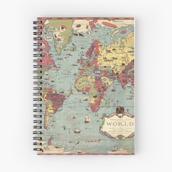 Item preview, 1931 Vintage Map of the World designed and sold by Gin  Neko.