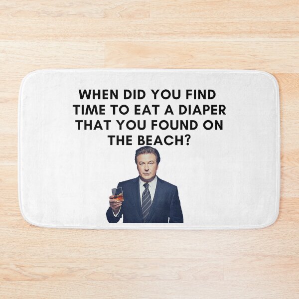 Item preview, 30 Rock - Jack Donaghy - When did you find time to eat a diaper that you found on the beach? designed and sold by LeoSpaceman.