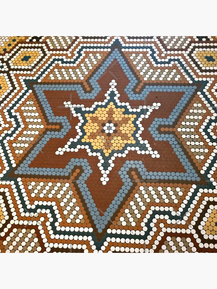 French Lick Resort-floor tile-mosaic tiles by Matlgirl