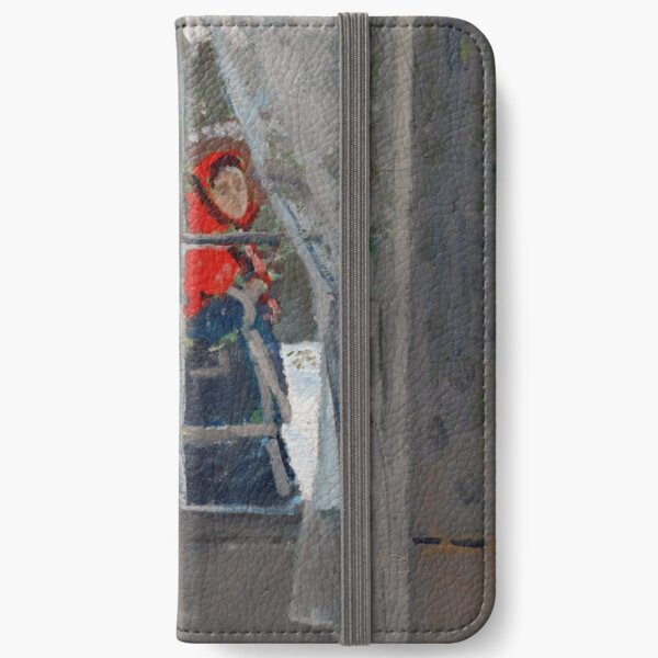 Claude Monet - The Red Cape iPhone Wallet