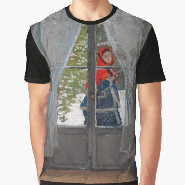 Claude Monet - The Red Cape Graphic T-Shirt