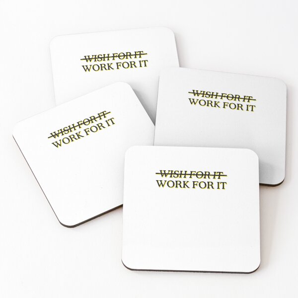 Item preview, Work For It Don't Wish Motivational designed and sold by thefrshmachine.