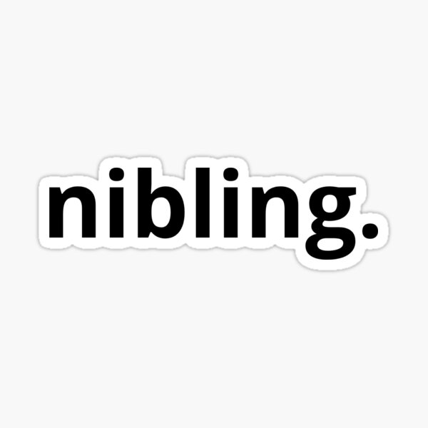 nibling.   Sticker