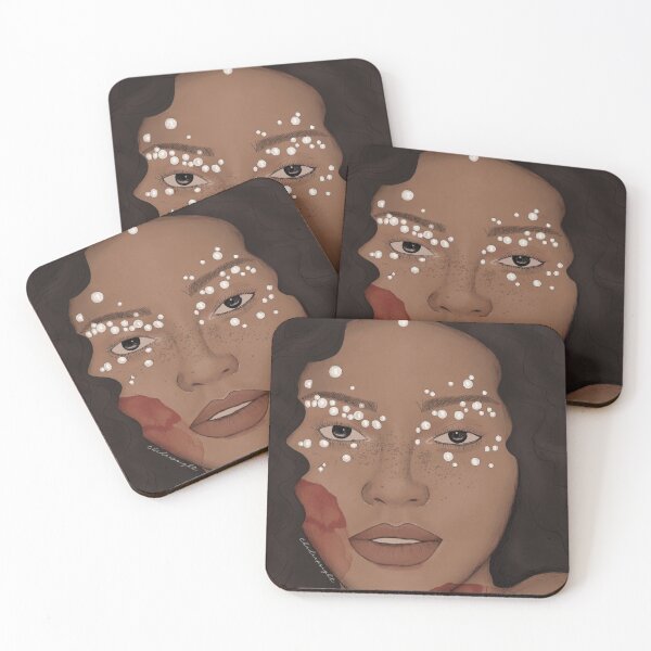 Item preview, Exotic girl makeup with pearls euphoria designed and sold by thedeepsight.