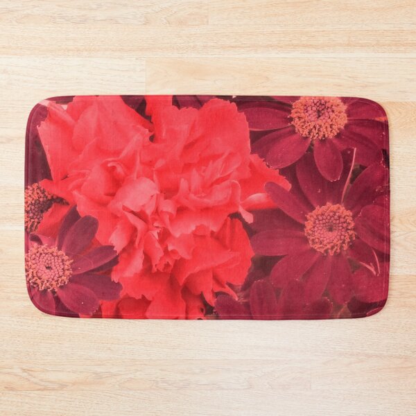 Item preview, ALLEGRATA 6 cinerary carnation daisies ROSE PURPLE flower bouquet floral arrangement nature plant picture designed and sold by dragonemma.