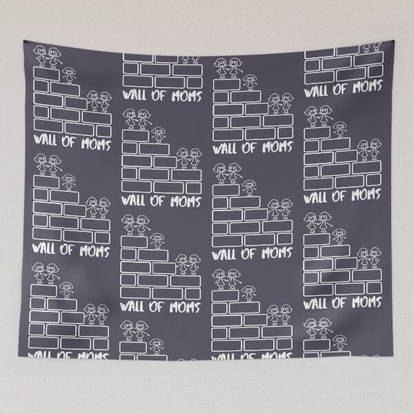 Item preview, Wall of moms peaceful protest black lives matter gift designed and sold by CareShare Design.