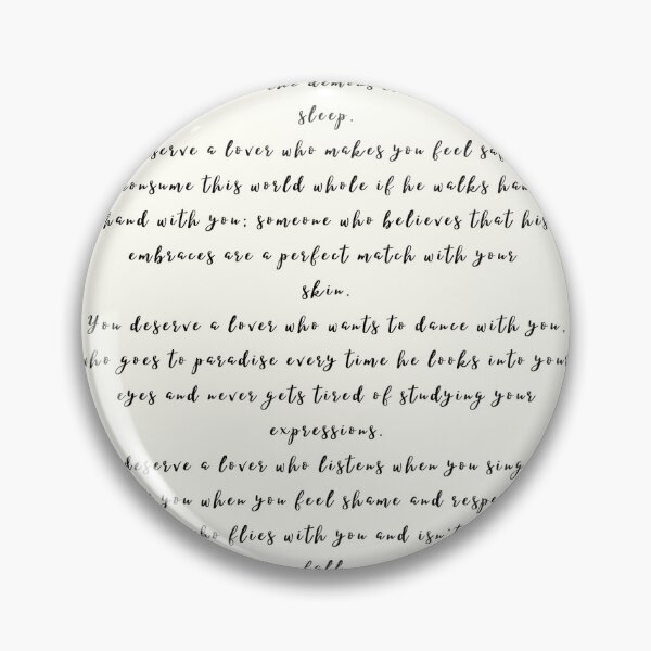 Item preview, "You deserve a lover"  Poem by Frida Kahlo designed and sold by milkagizele.