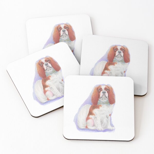 Item preview, Cavalier King Charles Spaniel - Blenheim with a Bowtie designed and sold by jollyinu.