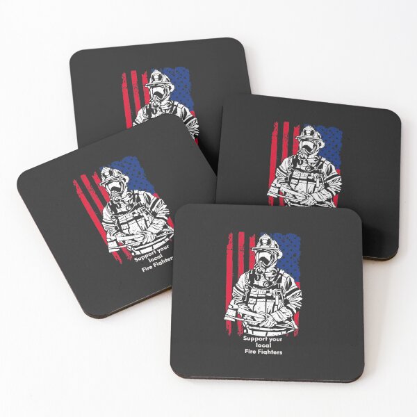 Item preview, Support your Local Fire Fighters! USA designed and sold by Robbie5567.